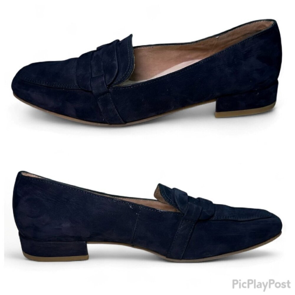 PAUL GREEN Sapphire Blue Rimona Flat Suede Loafers - Size UK 5 - Picture 9 of 14